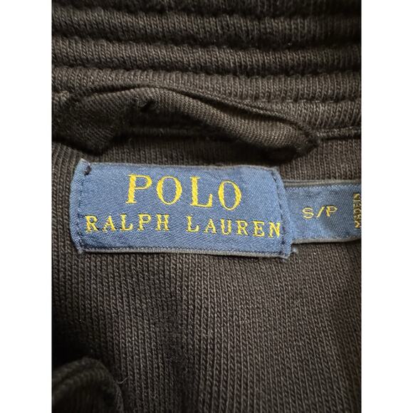 Polo Ralph Lauren Jacket Womens Small‎ Black Quilted Cotton Zip - Picture 4 of 7